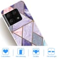 Miniatyrbillede 2 af 2: Marble OnePlus 10 Pro Etui - Trekanter og Diamant Marmor Multicolor