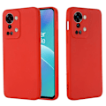 Pikkukuva 2 / 2: Matta nestesilikoninen kuori OnePlus Nord 2T - Punainen Red