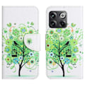 Miniatyrbillede 1 af 2: Wonderland OnePlus Ace Pro / 10t Flip Etui - Grønt Træ Green