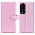 Miniatyrbillede 1 af 2: Klassisk Honor 70 Flip Etui - Lyserød Pink