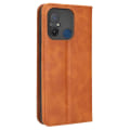 Miniatyrbillede 2 af 6: Bofink Vintage Xiaomi Poco C55 / Redmi 11a / 12c Læder Etui - Brun Brown