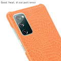 Pikkukuva 2 / 2: Krokokotelo - Samsung Galaxy S20 FE 5G / S20 FE - Oranssi Orange