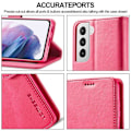 Miniatyrbild 2 av 2: LC.Imeeke läder Samsung Galaxy S21 fodral - Rosa Rosa