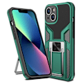 Pikkukuva 1 / 2: Shockproof Hybrid Suojakuori With Kickstand For iPhone 14 - Vihreä Green