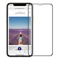 Pikkukuva 1 / 2: iPhone XS MOFI 9H Arc Edge karkaistu lasinen näyttö suojakalvo - Musta Black