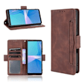 Miniatyrbillede 2 af 2: Modern-styled Læder Pung Etui til Sony Xperia 10 Iii - Brun Brown