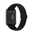 Miniatyrbillede 1 af 2: Huawei Watch Fit 2 elastisk nylon-urrem i etnisk stil - Sort Black