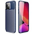 Miniatyrbillede 1 af 2: Carbon Shield iPhone 14 Pro Max cover - Blå Blue