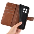 Pikkukuva 4 / 6: Lompakko Nahkakotelo For OnePlus 11R / Ace 2 - Vaalean Ruskea Brown