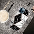 Pikkukuva 2 / 2: Marble design iPhone 14 Pro Max kotelot - Harmaa / Musta / Valkoinen White