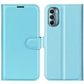 Pikkukuva 1 / 2: Classic Motorola Moto G Stylus 5G (2022) flip kuoret - Sininen Blue