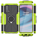 Miniatyrbild 2 av 6: Kickstand-skydd med magnetiskt ark för OnePlus Nord CE 5G - Grön Grön