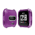 Miniatyrbild 1 av 2: Fitbit Versa skyddande skal träningsklocka i TPU - Lila Lila