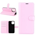 Miniatyrbillede 1 af 2: Klassisk iPhone 12 Mini flip etui - Pink Pink