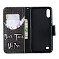 Miniatyrbillede 2 af 2: Wonderland Samsung Galaxy A10 etui - Do not Touch My Phone Black
