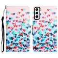 Pikkukuva 1 / 2: Wonderland Samsung Galaxy S22 Plus Läppäkotelo - Love Heart Multicolor