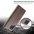 Miniatyrbillede 2 af 2: LC.IMEEKE Samsung Galaxy M53 5G flip etui - Brun Brown