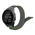 Miniatyrbillede 1 af 2: Garmin Forerunner 245 nylonurrem med velcro - grå / armygrøn Silver grey