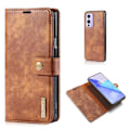 Pikkukuva 1 / 2: DG.MING OnePlus 9 2-in-1 lompakkokotelo - Ruskea Brown
