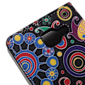 Pikkukuva 2 / 2: Moberg Samsung Galaxy A5 Sm-A510f (2016) Nahkakotelo - Moderni Kuvio Multicolor