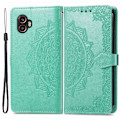 Miniatyrbillede 1 af 2: Mandala Samsung Galaxy Xcover 2 Pro / Xcover 6 Pro Flip Etui - Grøn Green