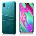 Miniatyrbillede 1 af 2: Dual Card cover - Samsung Galaxy A40 - Babyblå Blue
