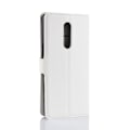 Miniatyrbillede 2 af 2: Sony Xperia XZ4 litchi skin læder flip etui - Hvid White