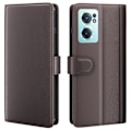Pikkukuva 1 / 2: Aito nahkakotelo luottokorttipaikoilla OnePlus Nord CE 2 5G - Ruskea Brown