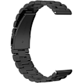 Miniatyrbillede 2 af 2: Garmin Vivoactive 4S holdbar rustfrit stål Urrem - Sort Black