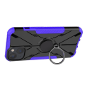 Miniatyrbillede 5 af 6: iPhone 13 mini 5,4 tommer Ring Kickstand Design Bumpresistent and Flexible 2-i-1 telefonbagcover Drop Resistant Protective Case - Lilla Purple