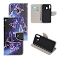 Pikkukuva 1 / 2: Butterfly Samsung Galaxy A40 nahkakotelo - Kaunis Perhonen Multicolor
