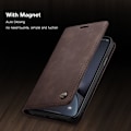 Miniatyrbillede 2 af 2: CASEME iPhone Xr læder flip cover - Kaffe Brown