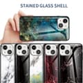Miniatyrbillede 2 af 2: Fantasy iPhone 13 cover - Smaragd Marmor Multicolor