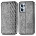 Pikkukuva 1 / 2: Nahkakotelo With A Stylish Rhombus Imprint For OnePlus Nord CE 2 5G - Harmaa Silver grey