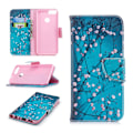 Miniatyrbillede 1 af 2: Huawei P Smart mønstret læderflip etui - Vintersød Multicolor