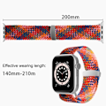 Miniatyrbillede 2 af 2: Apple Watch (41mm) elastisk nylon-urrem - Rød Red