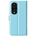 Miniatyrbillede 2 af 6: Klassisk Honor 70 Pro Flip Etui - Blå Blue
