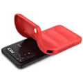 Pikkukuva 5 / 6: Pehmeä kahva muotoiltu kuori Xiaomi Poco M4 Pro - Punainen Red