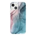 Miniatyrbillede 1 af 2: Marble design iPhone 14 cover - Rose / Blå Marmor Multicolor