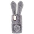 Miniatyrbild 1 av 2: Fluffy Rabbit Nokia G21 skal - Silver/Grå Silvergrå