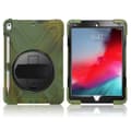 Miniatyrbilde 1 av 2: iPad Air (2019) X-Form Roterende Etui - Militærgrønn Multicolor