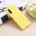 Pikkukuva 2 / 2: Matta nestesilikoninen kuori Sony Xperia 10 III - Keltainen Yellow