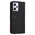 Pikkukuva 2 / 2: Teksturoitu nahkakotelo hihnalla Xiaomi Poco X5 Pro / Xiaomi Redmi Note 12 Pro / Xiaomi Redmi Note 12 Pro Speed - Musta Black