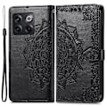Miniatyrbillede 1 af 2: Mandala OnePlus 10T / Ace Pro Flip Etui - Sort Black