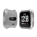 Miniatyrbild 1 av 2: Fitbit Versa skyddande skal träningsklocka i TPU - Grå Silvergrå