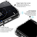 Miniatyrbillede 2 af 2: IMAK Sony Xperia XZ2 Premium mobiletui i silikone med stødafvisende overfalde - Transparent Transparent