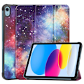 Pikkukuva 1 / 2: iPad 10.9 (2022) kolmiosainen nahkakotelo - Tähtitaivas Multicolor