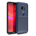 Pikkukuva 1 / 2: Carbon Flex Motorola Moto G7 Plus kuoret - Sininen Blue