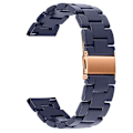 Miniatyrbild 1 av 2: 22 mm klockarmband i resinmodell för Fossil-klocka - Midnattsblå Blå