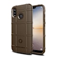 Miniatyrbillede 2 af 2: Huawei P20 Lite beskyttelsesetui i silikone- og plastik med stødafvisende overfalde - Brun Brown
